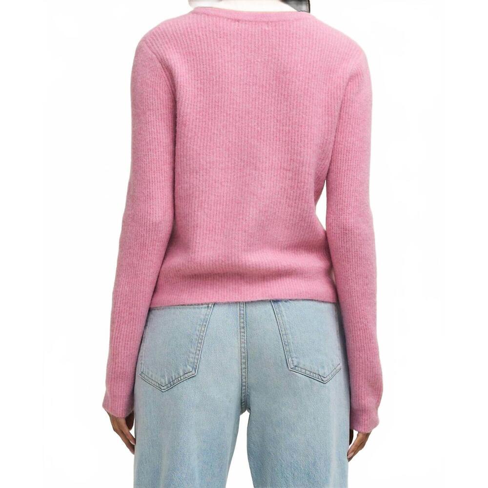 NEW Z SUPPLY medina cozy rib cardigan in pink crush - Picture 4 of 7